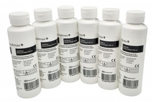 medimex Ultraschallgel Set mit 6x 250 ml – Medizinisches Kontaktgel für Ultraschalluntersuchungen – pH-Neutral, Hautschonend und Auslaufsicher – Höchste Übertragungsqualität – Made in Germany